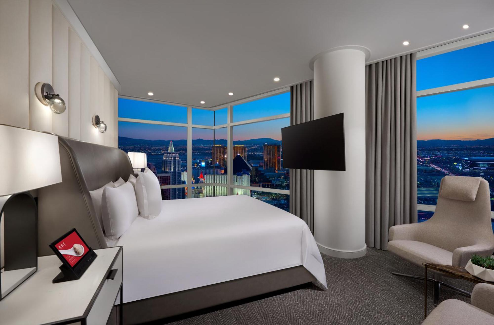 Sky Suites Penthouse met 1 Slaapkamer - Uitzicht op de Strip